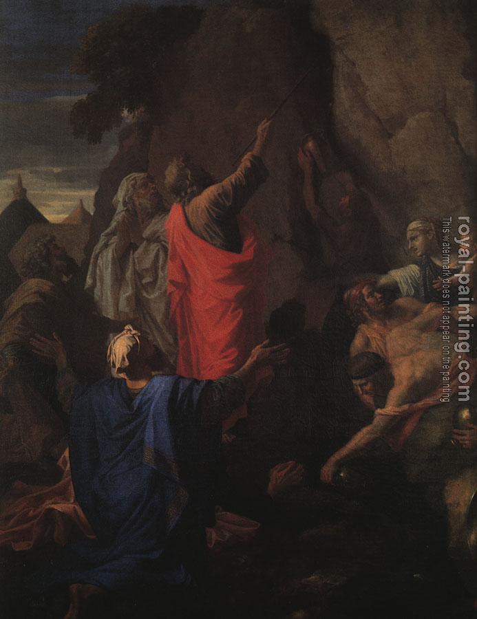 Nicolas Poussin : Moses Bringing Forth Water from the Rock